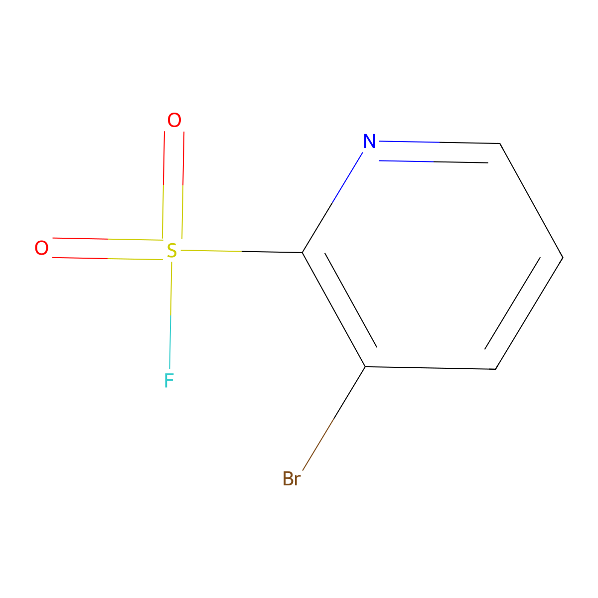 3-Bromopyridine-2-sulfonyl fluoride molecular structure, CAS 1934834-95-3