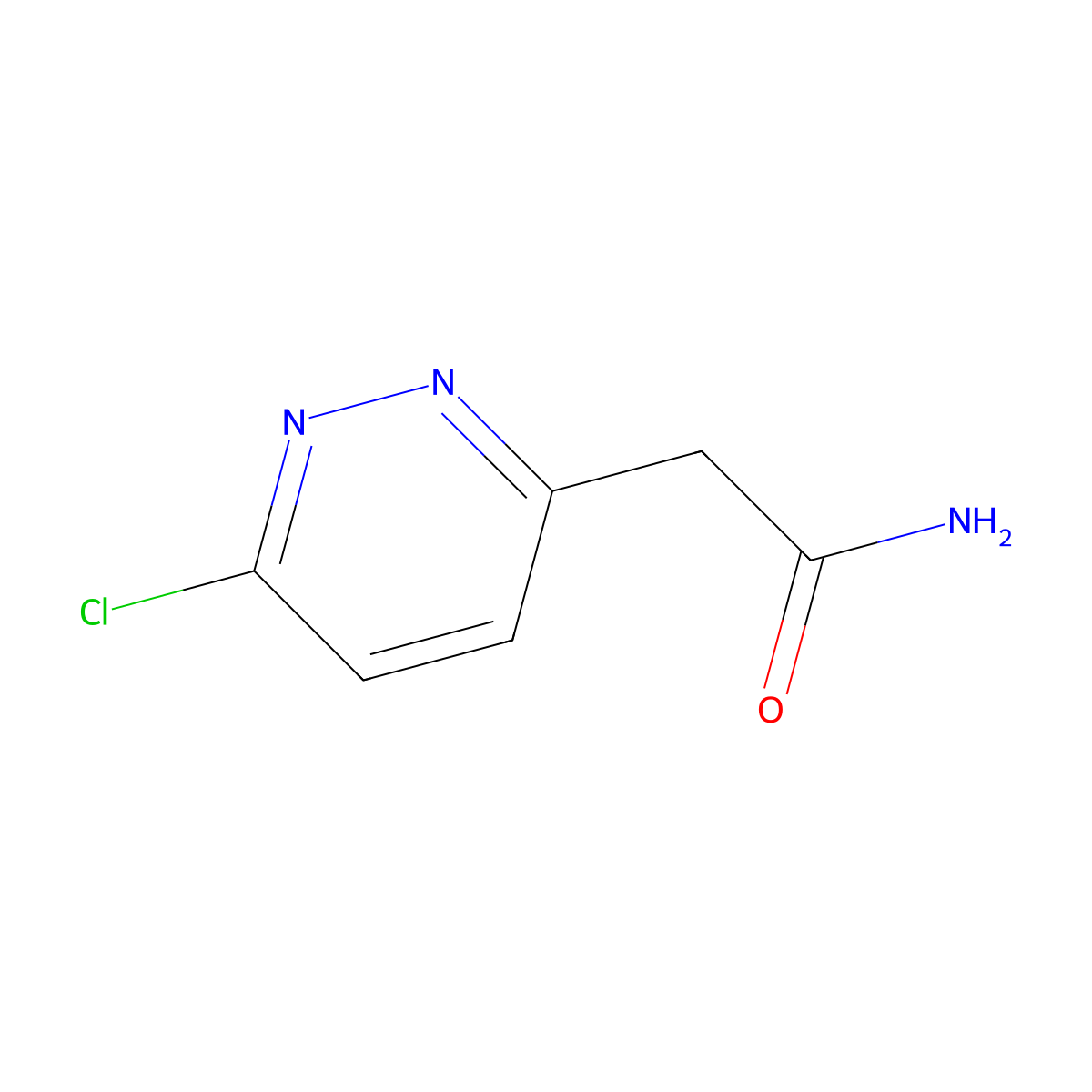 2-(6-Chloropyridazin-3-yl)acetamide molecular structure, CAS 1934835-95-6