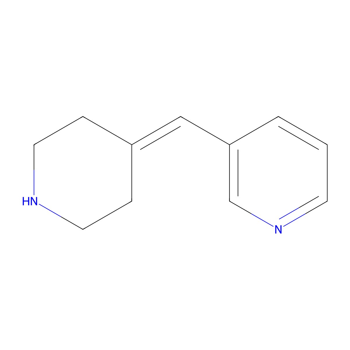 3-[(Piperidin-4-ylidene)methyl]pyridine molecular structure, CAS 1934836-42-6