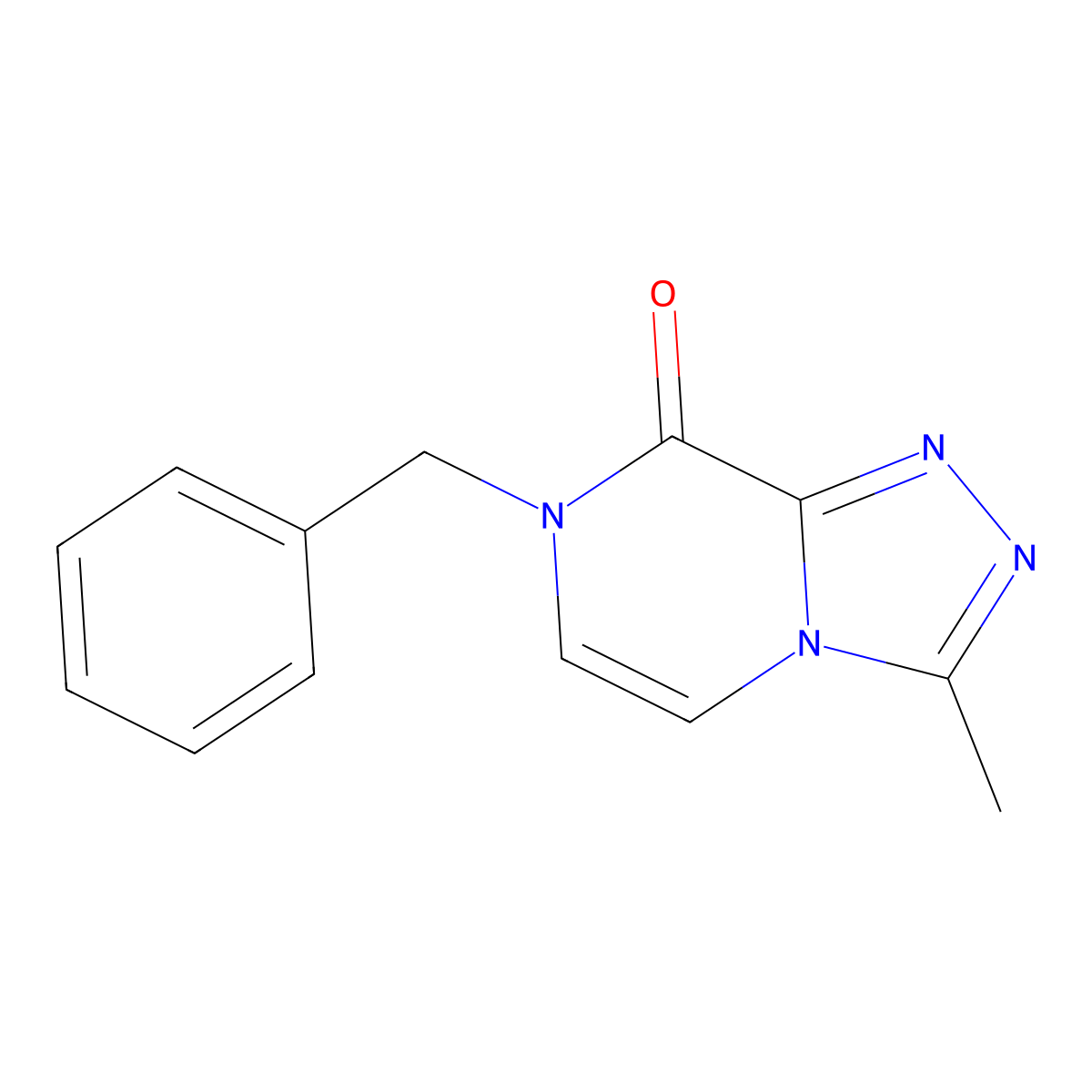 7-benzyl-3-methyl[1,2,4]triazolo[4,3-a]pyrazin-8(7H)-one molecular structure, CAS 1934840-75-1