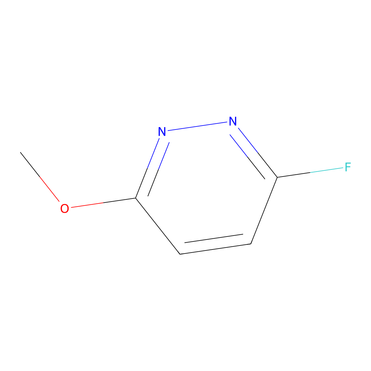 3-Fluoro-6-methoxypyridazine molecular structure, CAS 1934842-49-5