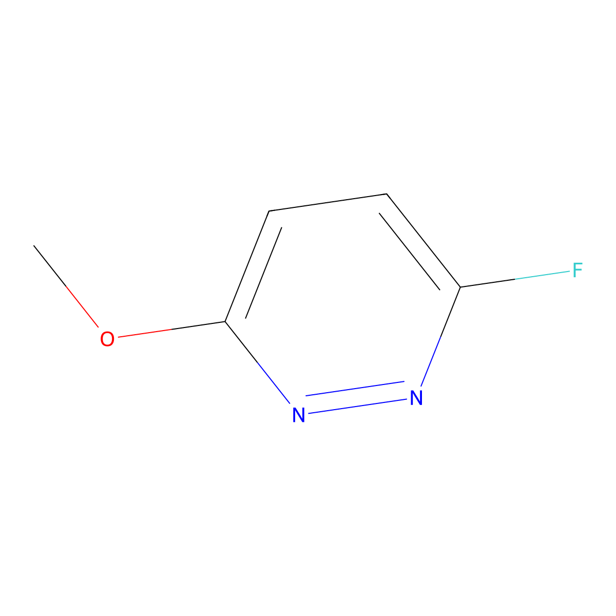 3-Fluoro-6-methoxypyridazine molecular structure, CAS 1934842-49-5