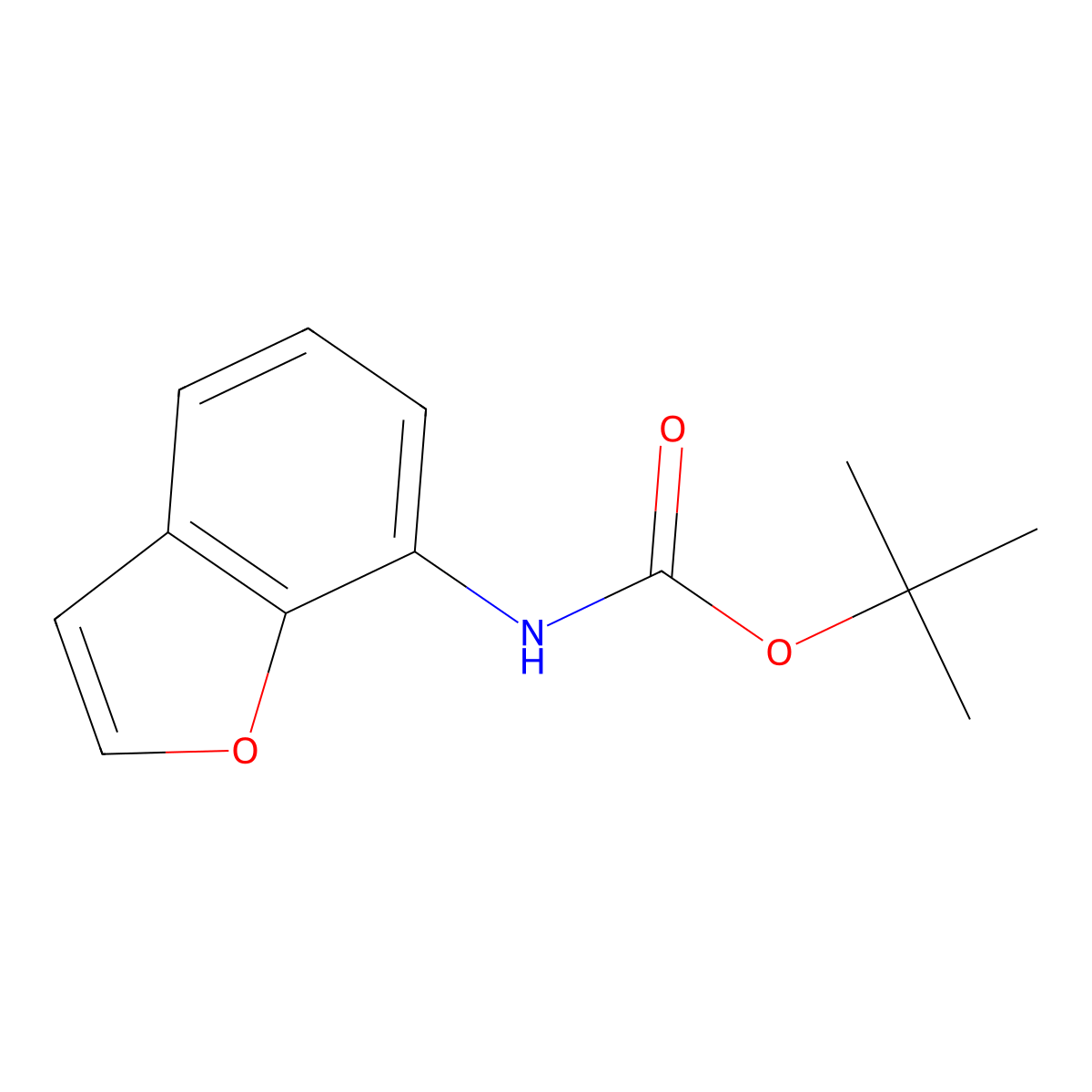 N-Boc-7-aminobenzofuran molecular structure, CAS 1934854-71-3
