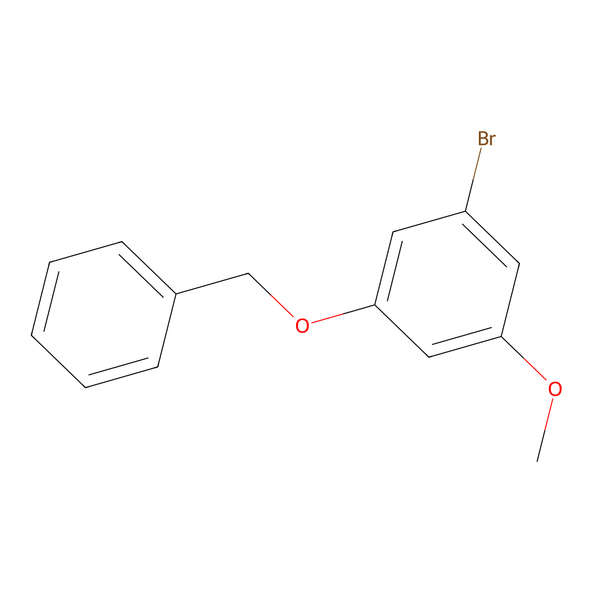 1-(Benzyloxy)-3-bromo-5-methoxybenzene molecular structure, CAS 1934868-14-0