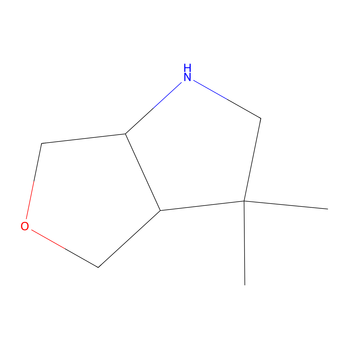 3,3-Dimethyl-hexahydro-1H-furo[3,4-b]pyrrole molecular structure, CAS 1934869-30-3