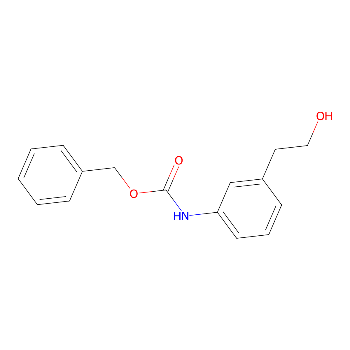 benzyl N-[3-(2-hydroxyethyl)phenyl]carbamate molecular structure, CAS 1934886-95-9