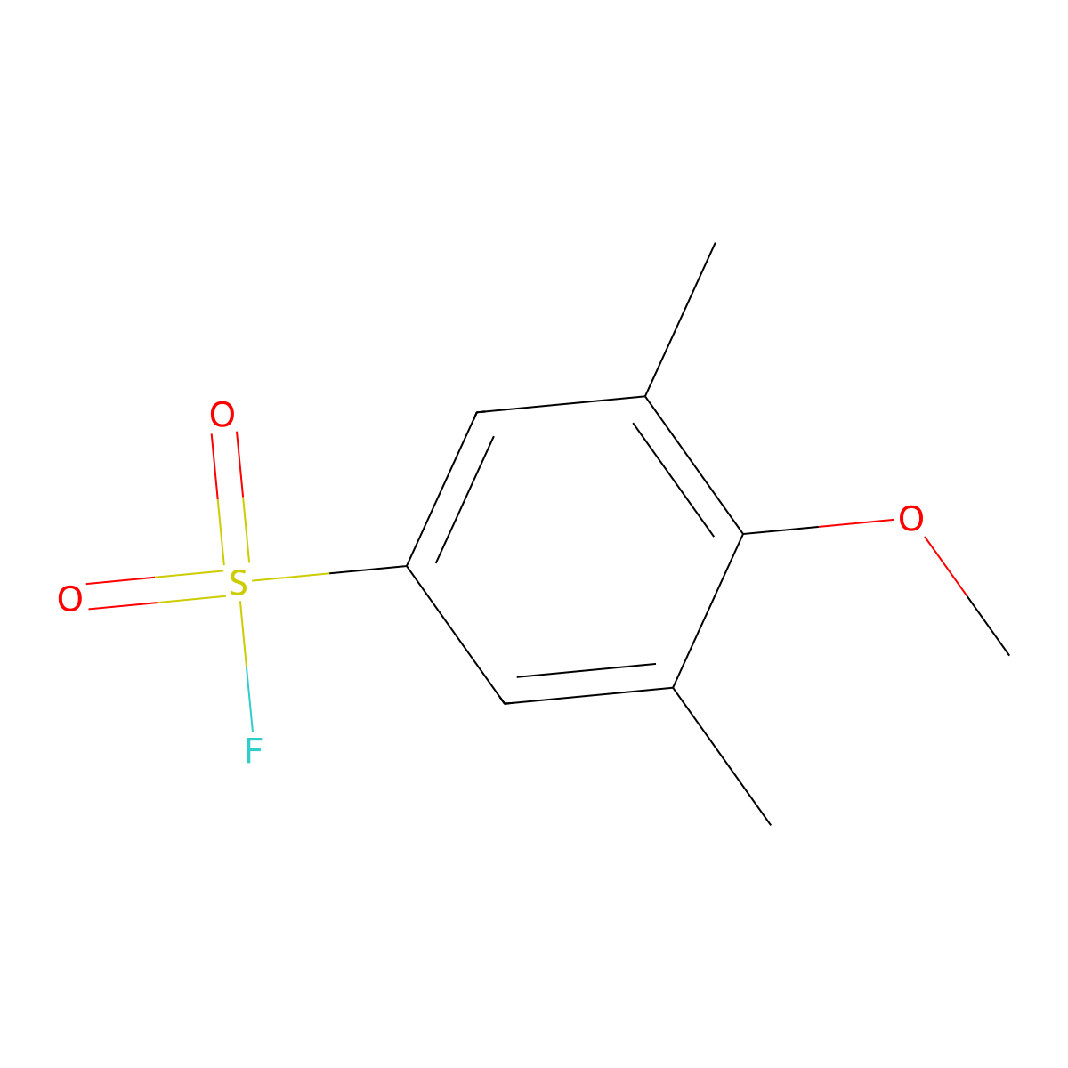 4-Methoxy-3,5-dimethylbenzene-1-sulfonyl fluoride molecular structure, CAS 1934910-03-8