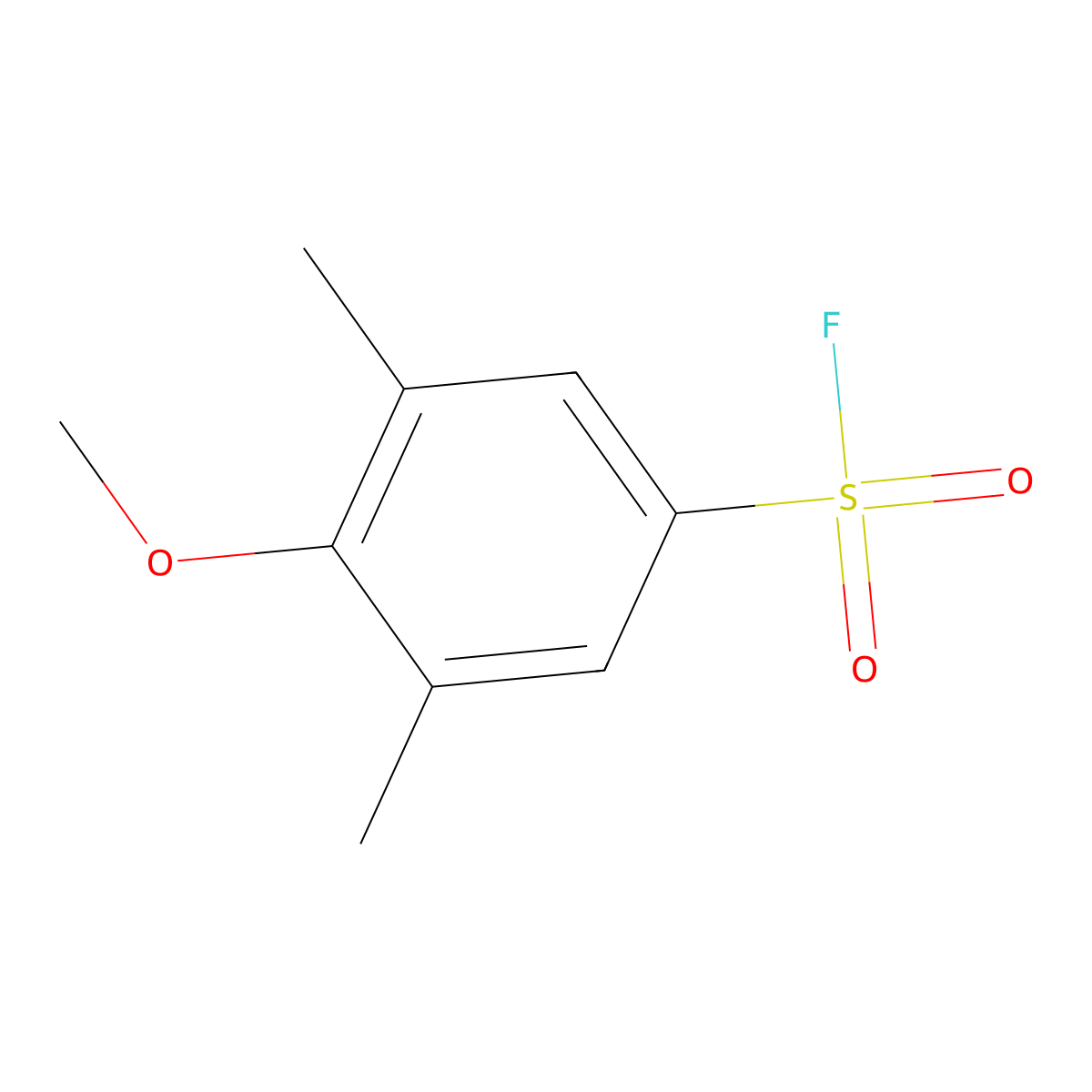 4-Methoxy-3,5-dimethylbenzene-1-sulfonyl fluoride molecular structure, CAS 1934910-03-8