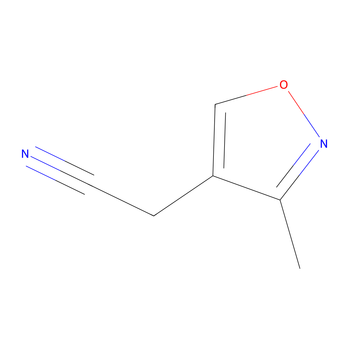 2-(3-Methyl-1,2-oxazol-4-yl)acetonitrile molecular structure, CAS 1934911-96-2