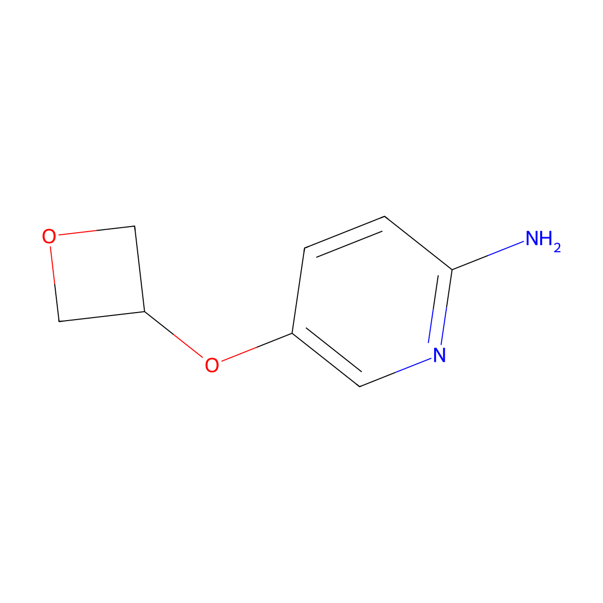 5-(Oxetan-3-yloxy)pyridin-2-amine molecular structure, CAS 1934912-87-4