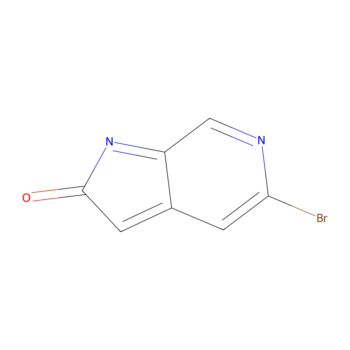 5-Bromo-6-azaindole-2-one molecular structure, CAS 1934917-27-7