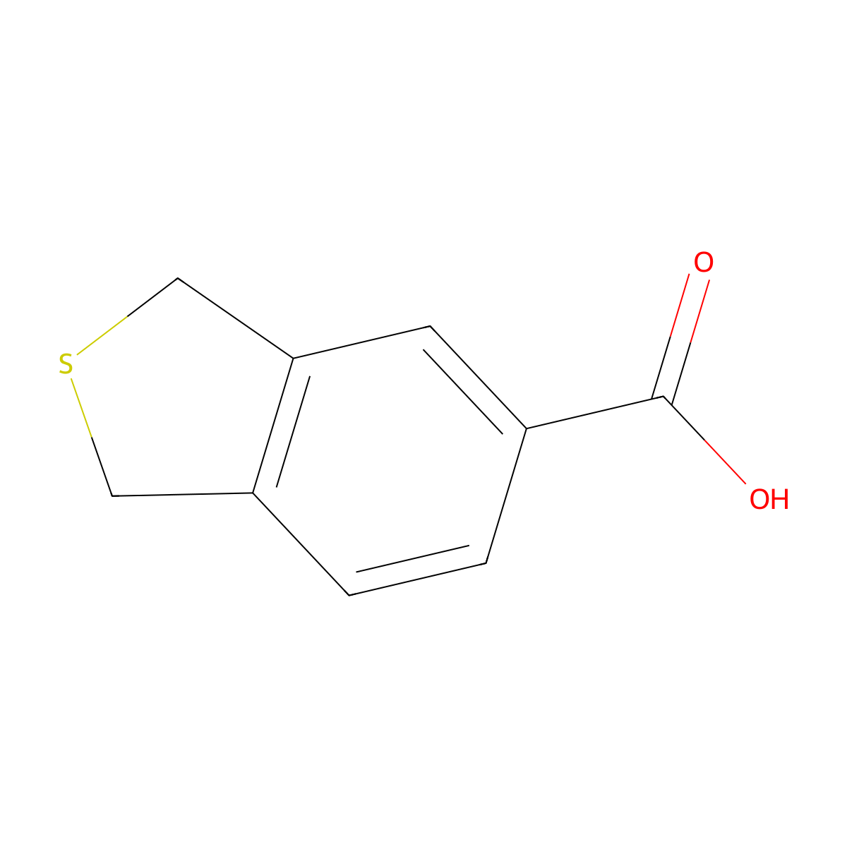 1,3-Dihydro-2-benzothiophene-5-carboxylic acid molecular structure, CAS 1934934-13-0