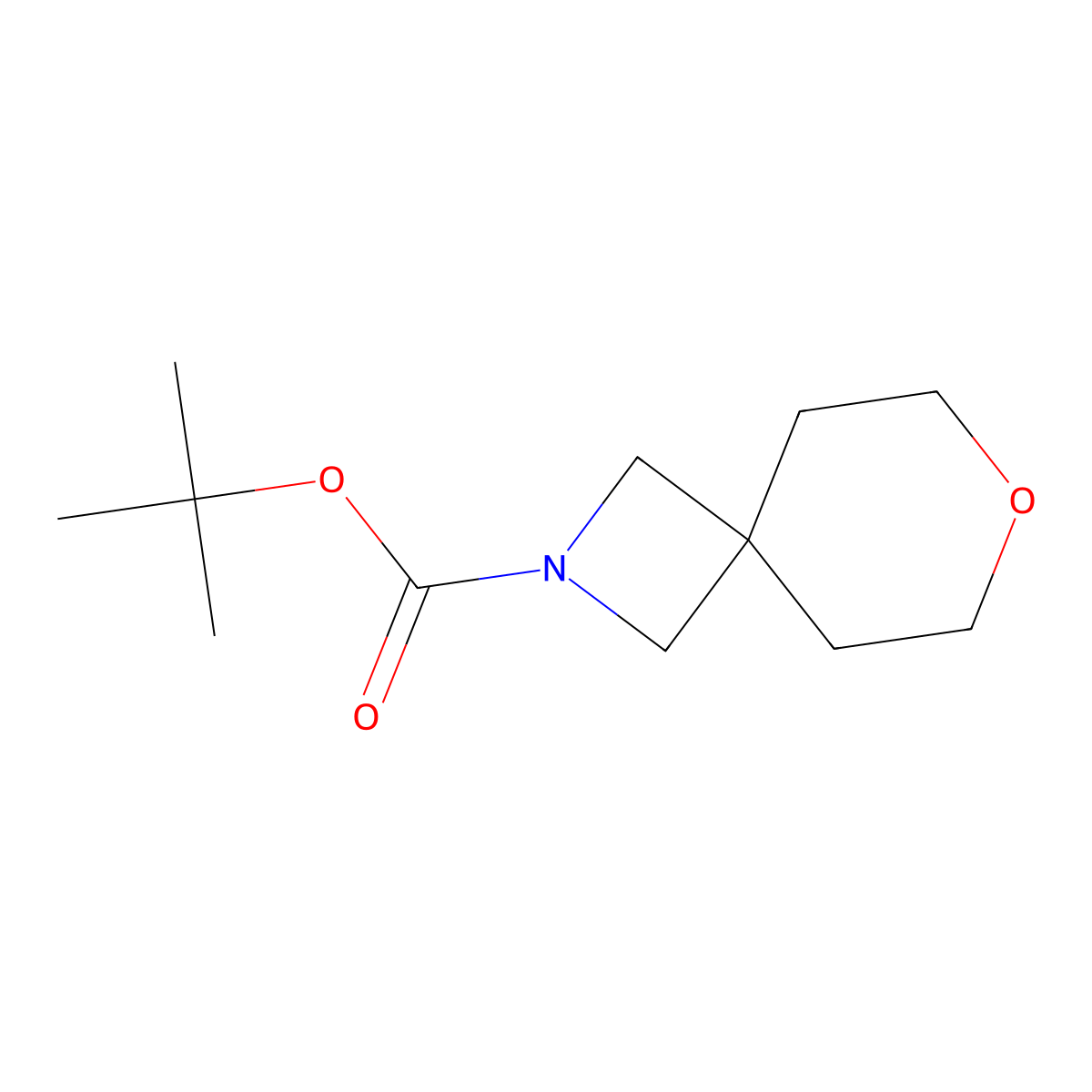tert-Butyl 7-oxa-2-azaspiro[3.5]nonane-2-carboxylate molecular structure, CAS 1934950-79-4