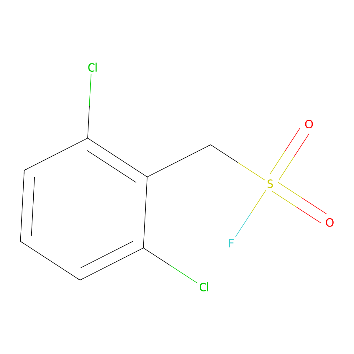 (2,6-Dichlorophenyl)methanesulfonyl fluoride molecular structure, CAS 1934953-98-6