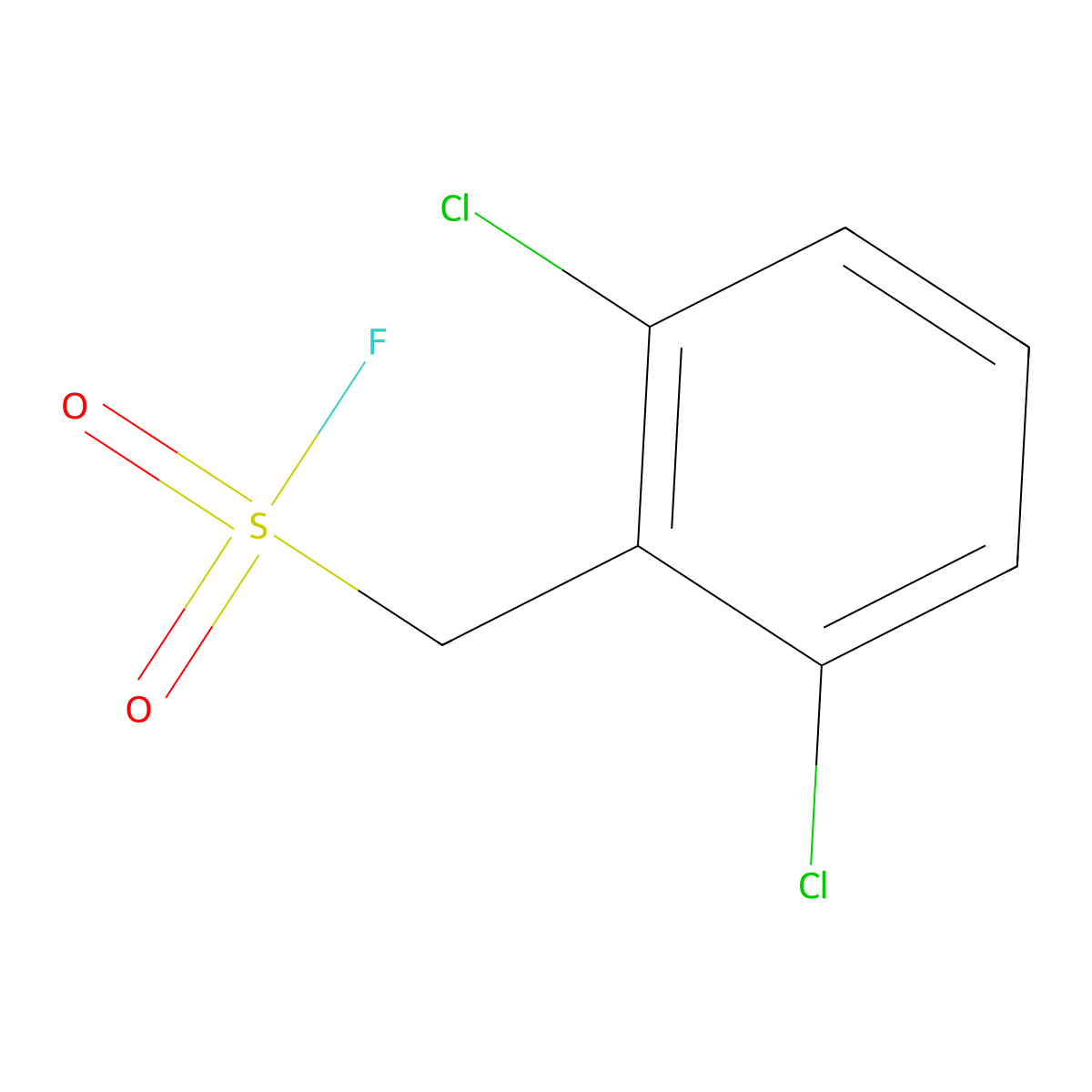 (2,6-Dichlorophenyl)methanesulfonyl fluoride molecular structure, CAS 1934953-98-6