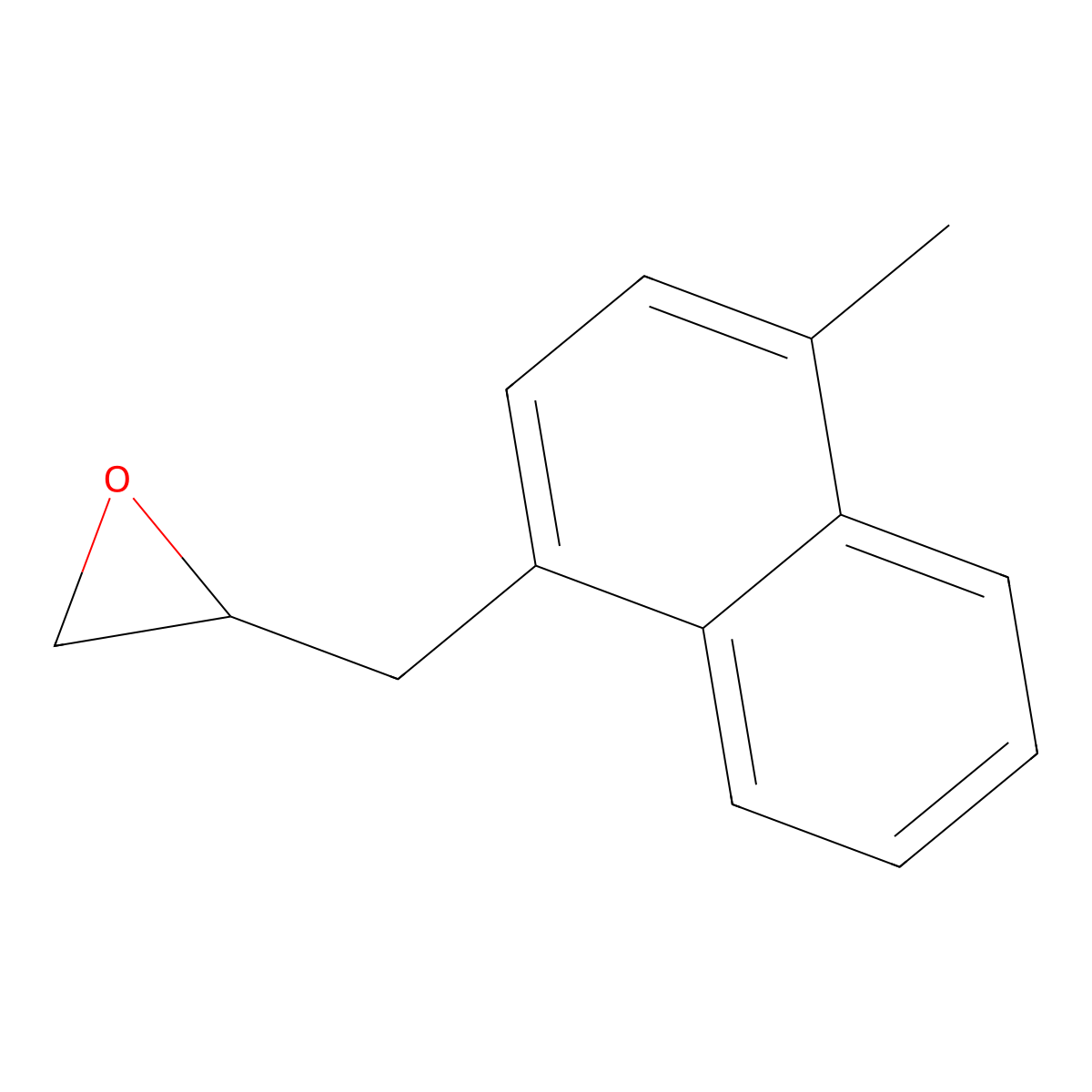 2-[(4-Methylnaphthalen-1-yl)methyl]oxirane molecular structure, CAS 1934956-64-5