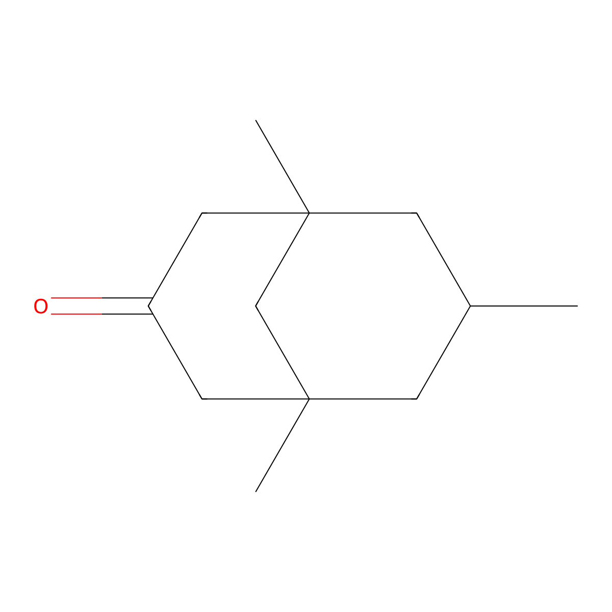 1,5,7-Trimethylbicyclo(3.3.1)nonan-3-one molecular structure, CAS 1934982-87-2