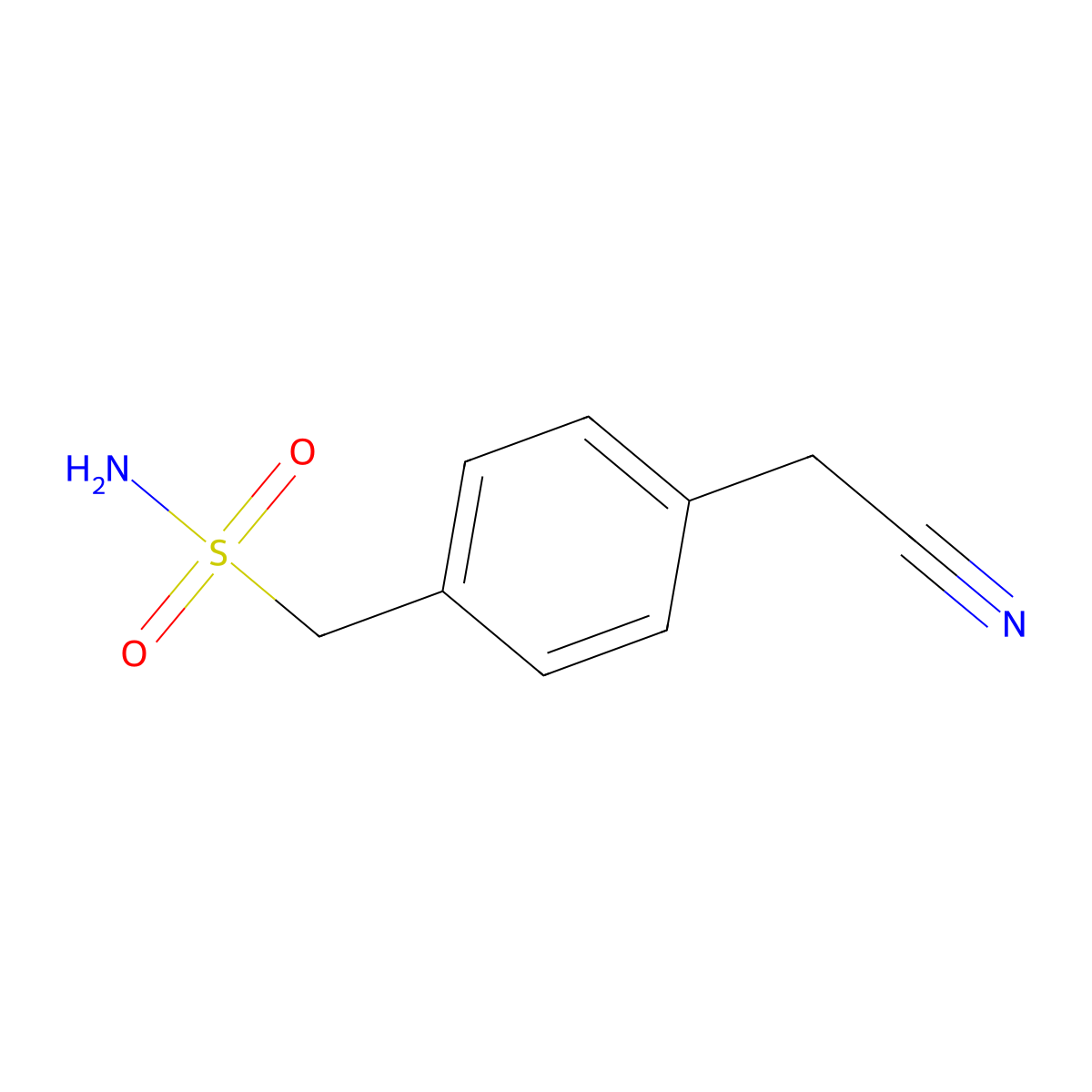 [4-(Cyanomethyl)phenyl]methanesulfonamide molecular structure, CAS 1934988-71-2