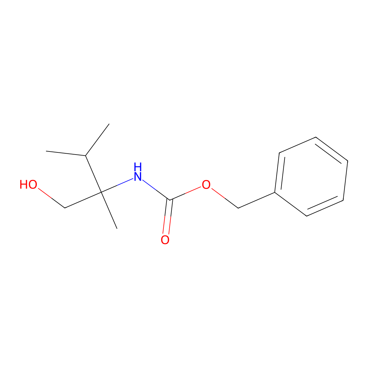 benzyl N-(1-hydroxy-2,3-dimethylbutan-2-yl)carbamate molecular structure, CAS 1935058-20-0