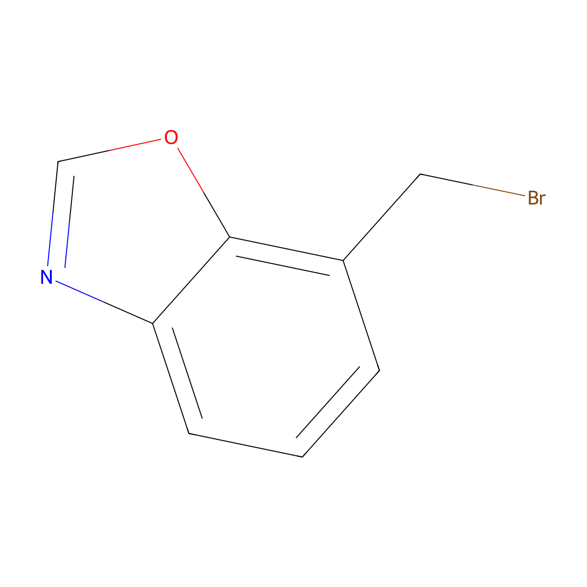7-(Bromomethyl)benzo[d]oxazole molecular structure, CAS 1935074-49-9