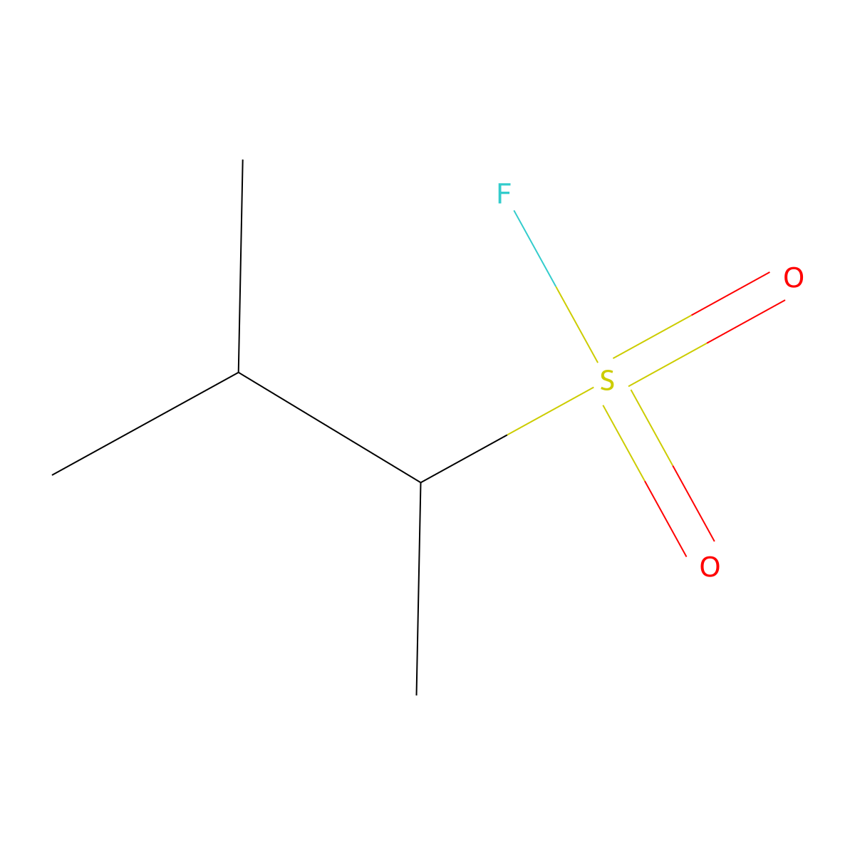 3-Methylbutane-2-sulfonyl fluoride molecular structure, CAS 1935079-01-8