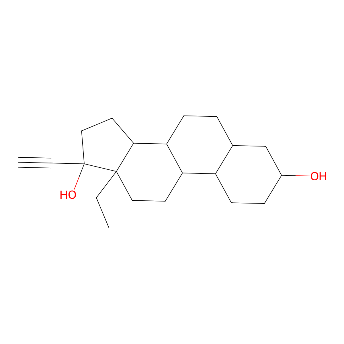 3beta,5beta-Tetrahydro Norgestrel molecular structure, CAS 19351-17-8