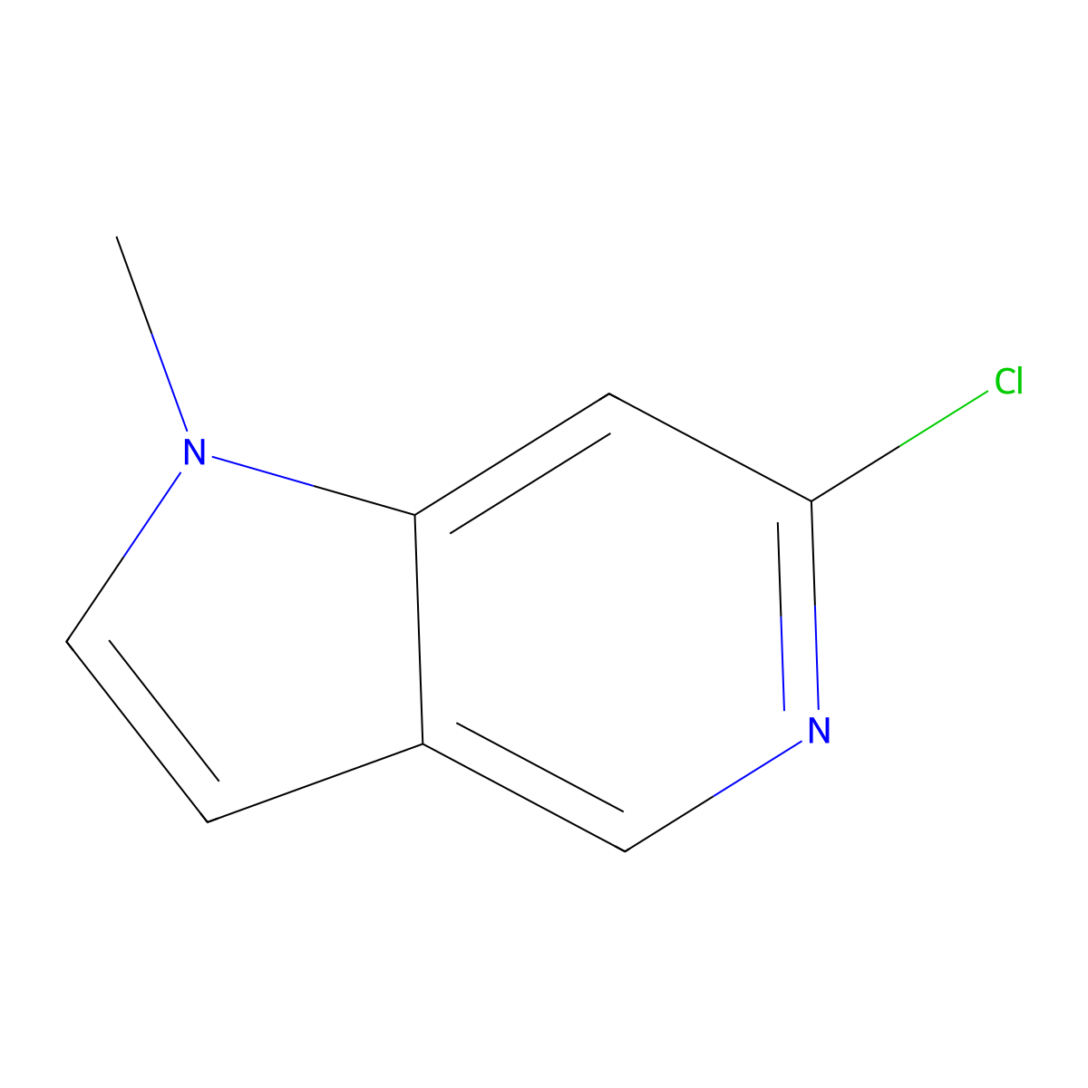 6-Chloro-1-methyl-1H-pyrrolo[3,2-c]pyridine molecular structure, CAS 1935104-56-5
