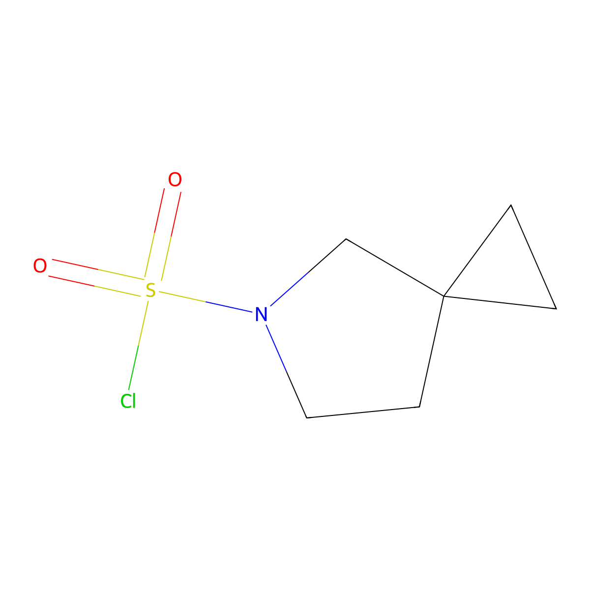 5-Azaspiro[2.4]heptane-5-sulfonyl chloride molecular structure, CAS 1935104-74-7