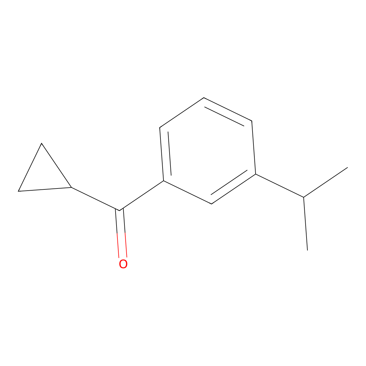 Cyclopropyl[3-(1-methylethyl)phenyl]methanone molecular structure, CAS 1935110-89-6