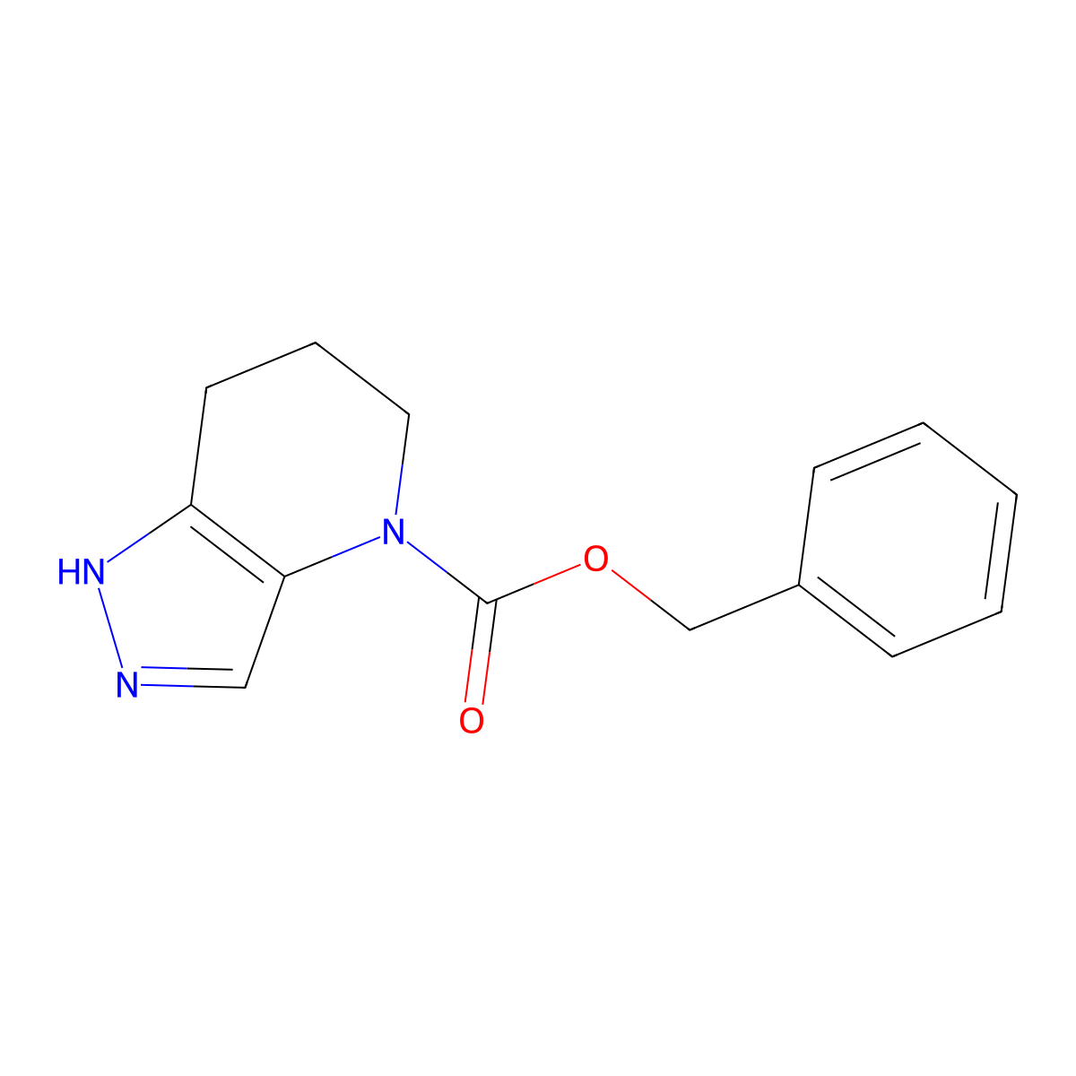 1,5,6,7-Tetrahydro-pyrazolo[4,3-b]pyridine-4-carboxylic acid benzyl ester molecular structure, CAS 1935120-59-4