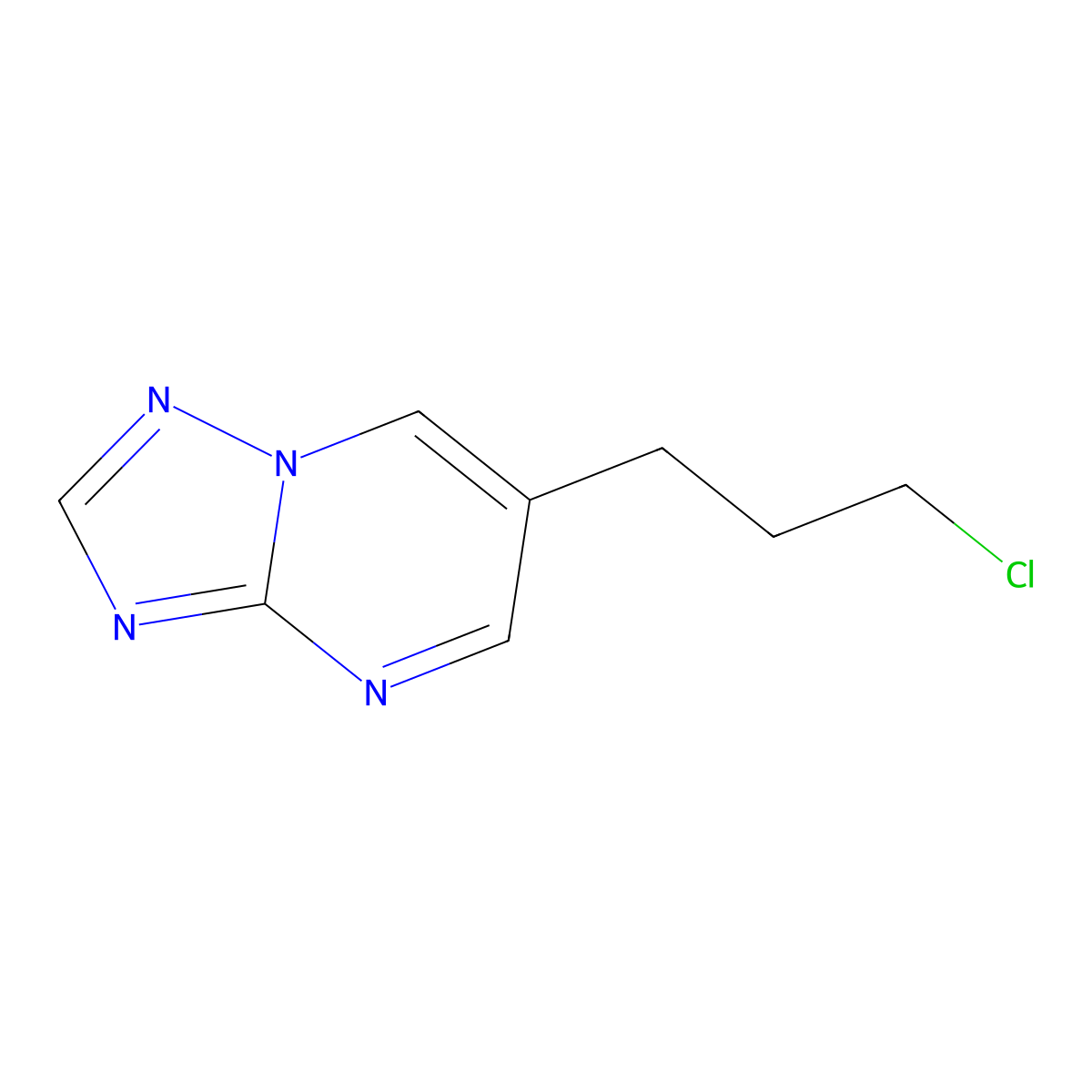 6-(3-Chloropropyl)-[1,2,4]triazolo[1,5-a]pyrimidine molecular structure, CAS 1935123-63-9