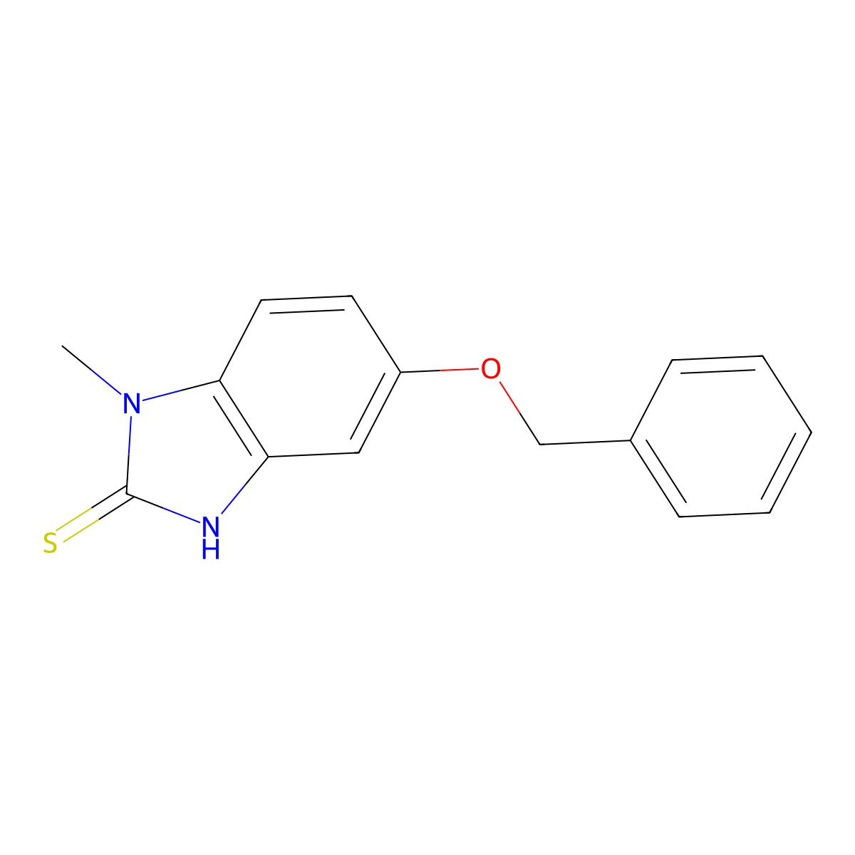 5-(Benzyloxy)-1-methyl-1H-benzo[d]imidazole-2-thiol molecular structure, CAS 1935124-43-8
