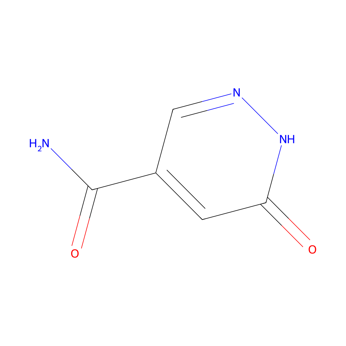 6-Oxo-1,6-dihydropyridazine-4-carboxamide molecular structure, CAS 1935196-90-9