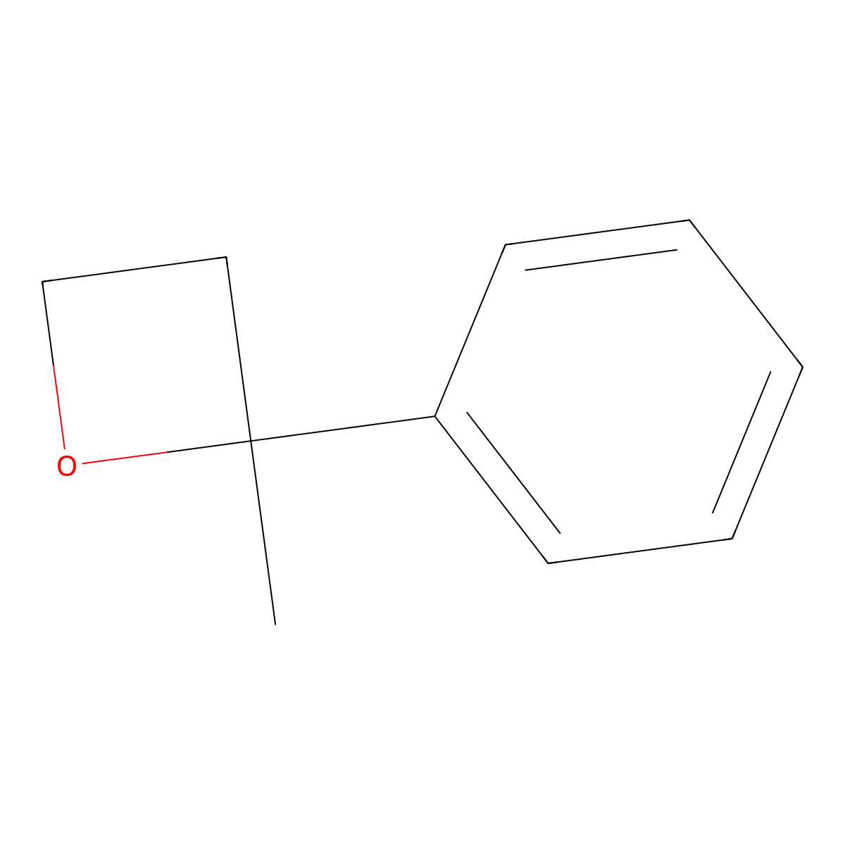 2-Methyl-2-phenyloxetane molecular structure, CAS 19352-10-4