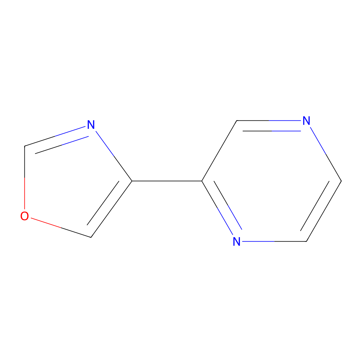 4-(Pyrazin-2-yl)oxazole molecular structure, CAS 1935209-53-2