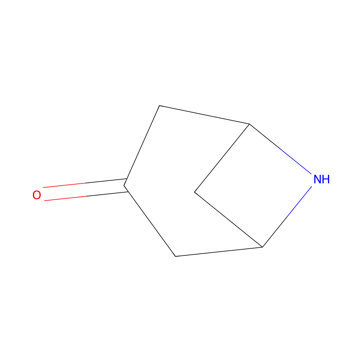 6-Aza-bicyclo[3.1.1]heptan-3-one molecular structure, CAS 1935211-35-0