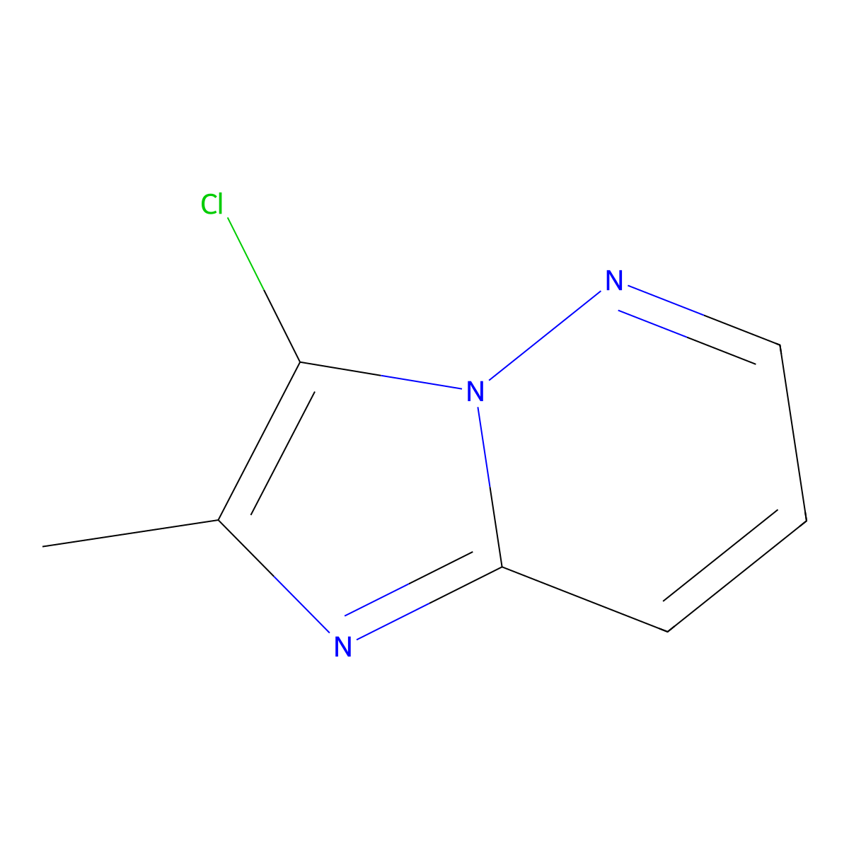 3-Chloro-2-methylimidazo[1,2-b]pyridazine molecular structure, CAS 1935233-51-4