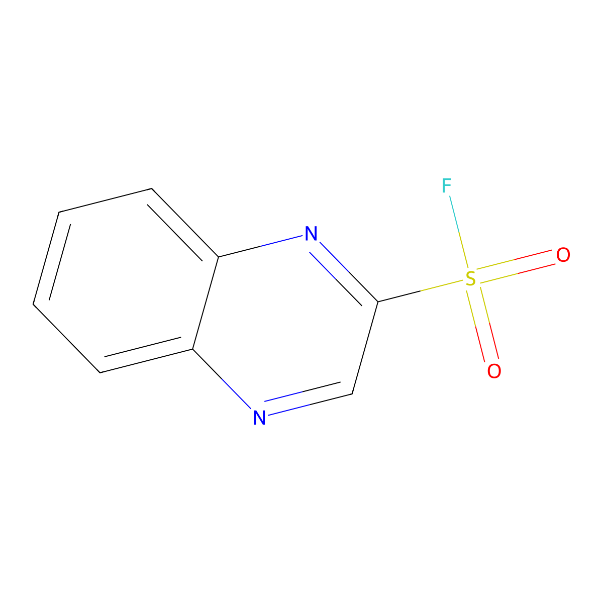 Quinoxaline-2-sulfonyl fluoride molecular structure, CAS 1935239-80-7