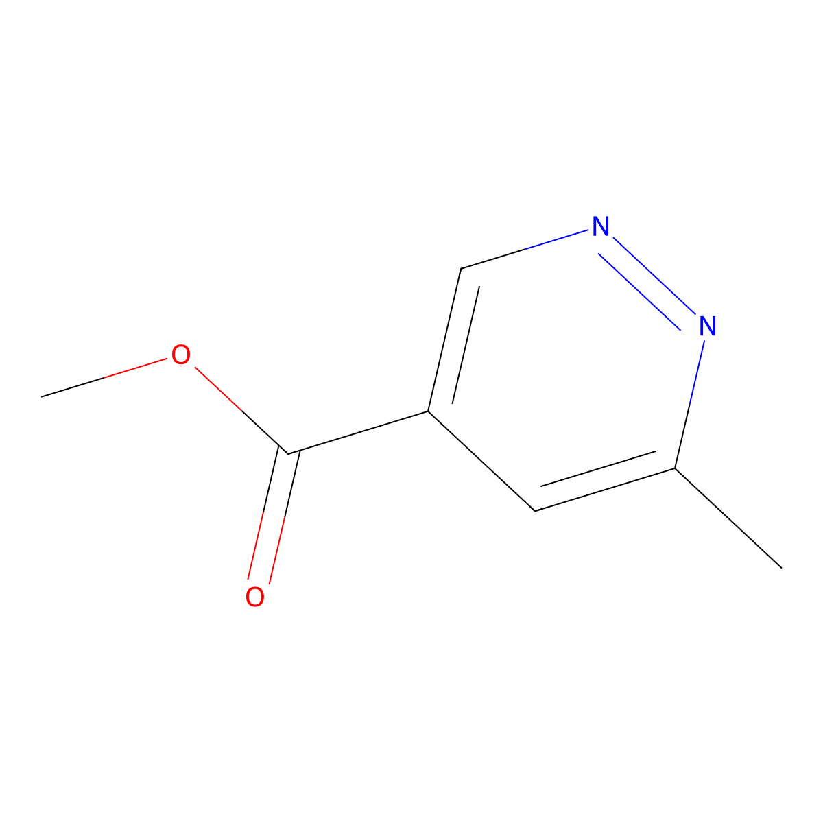 Methyl 6-methylpyridazine-4-carboxylate molecular structure, CAS 1935265-16-9