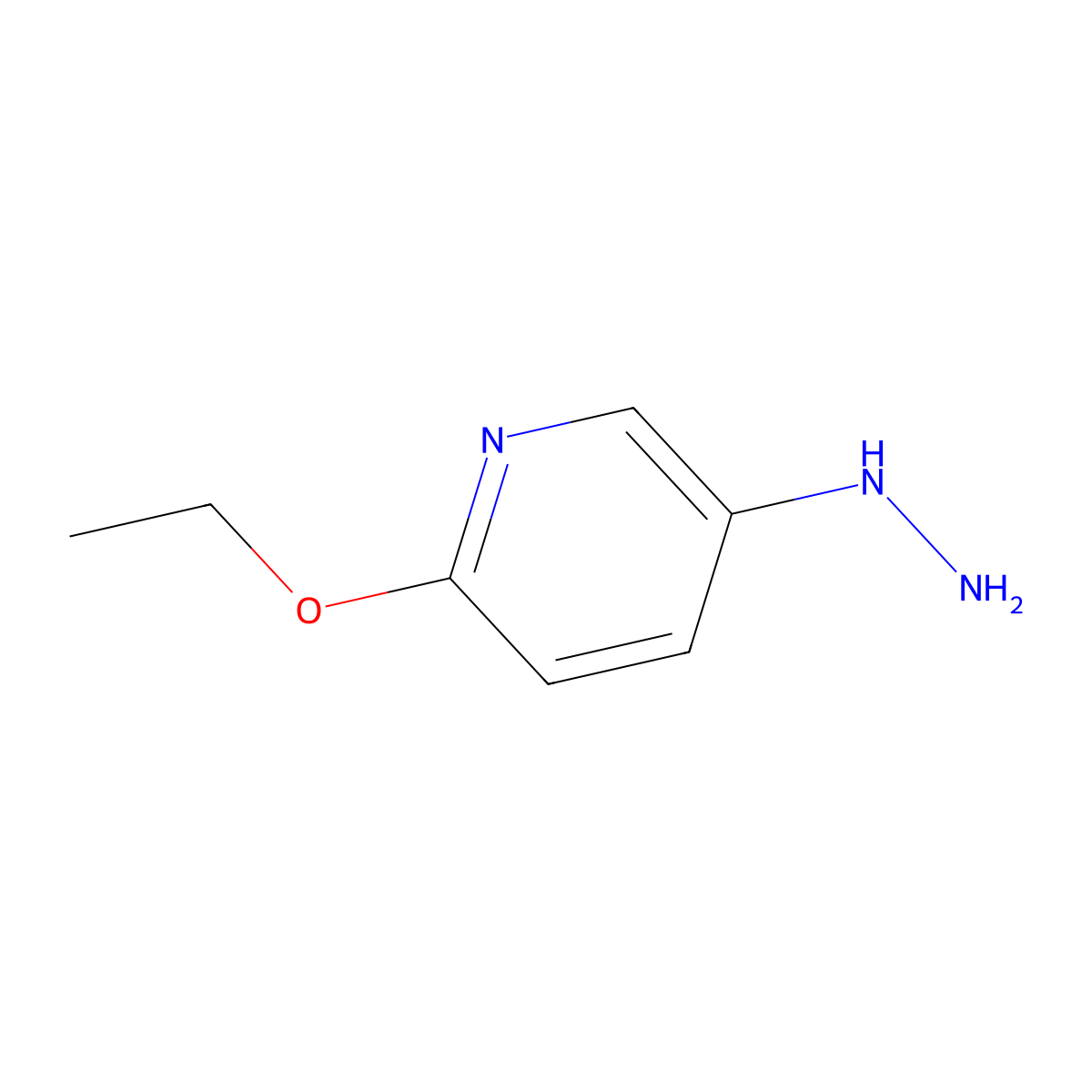 2-Ethoxy-5-hydrazinylpyridine molecular structure, CAS 1935267-58-5