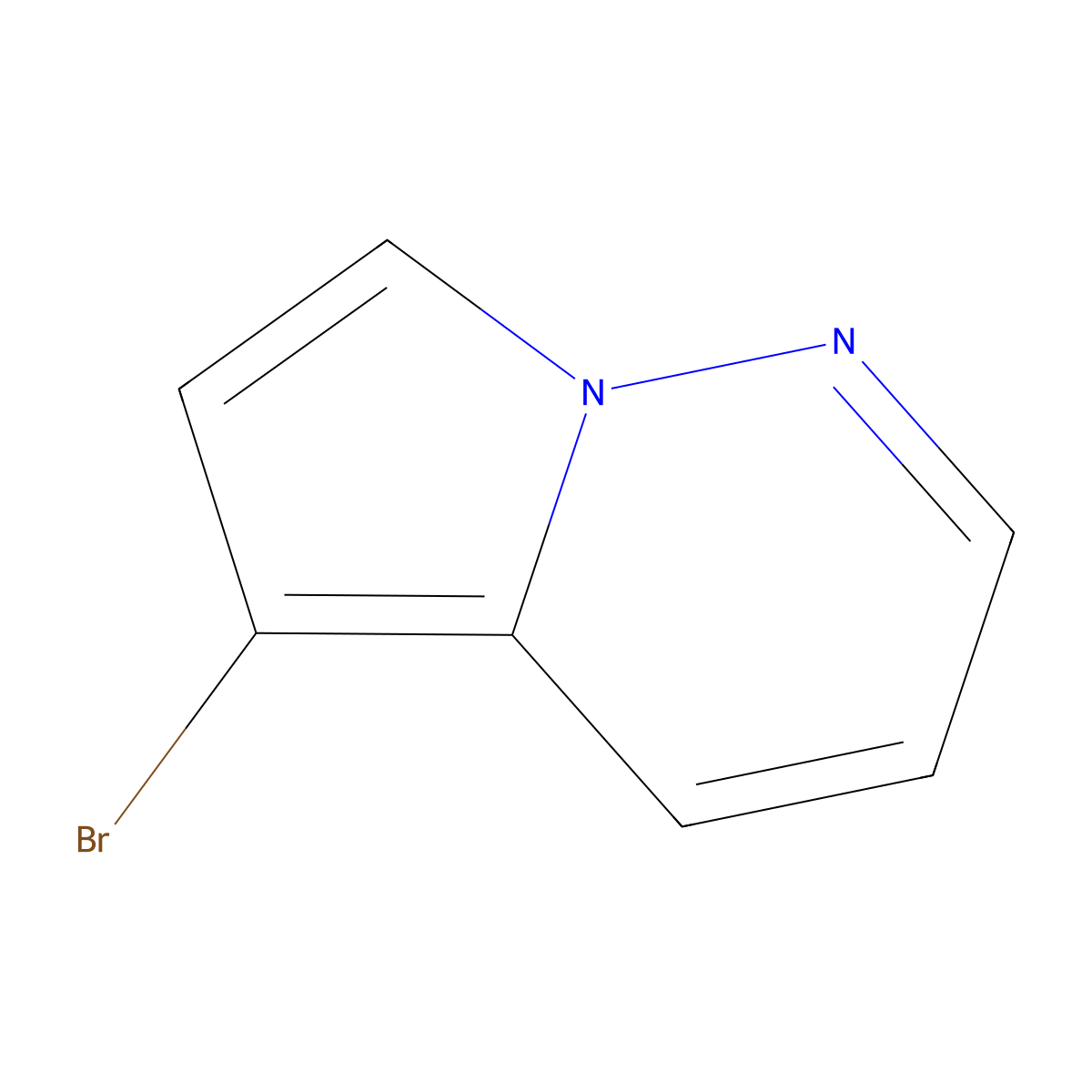 5-Bromopyrrolo(1,2-b)pyridazine molecular structure, CAS 1935307-88-2