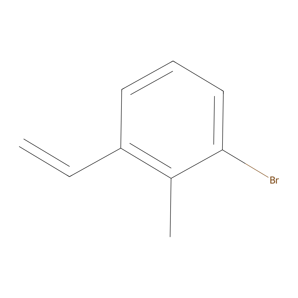 1-Bromo-3-ethenyl-2-methylbenzene molecular structure, CAS 1935321-27-9