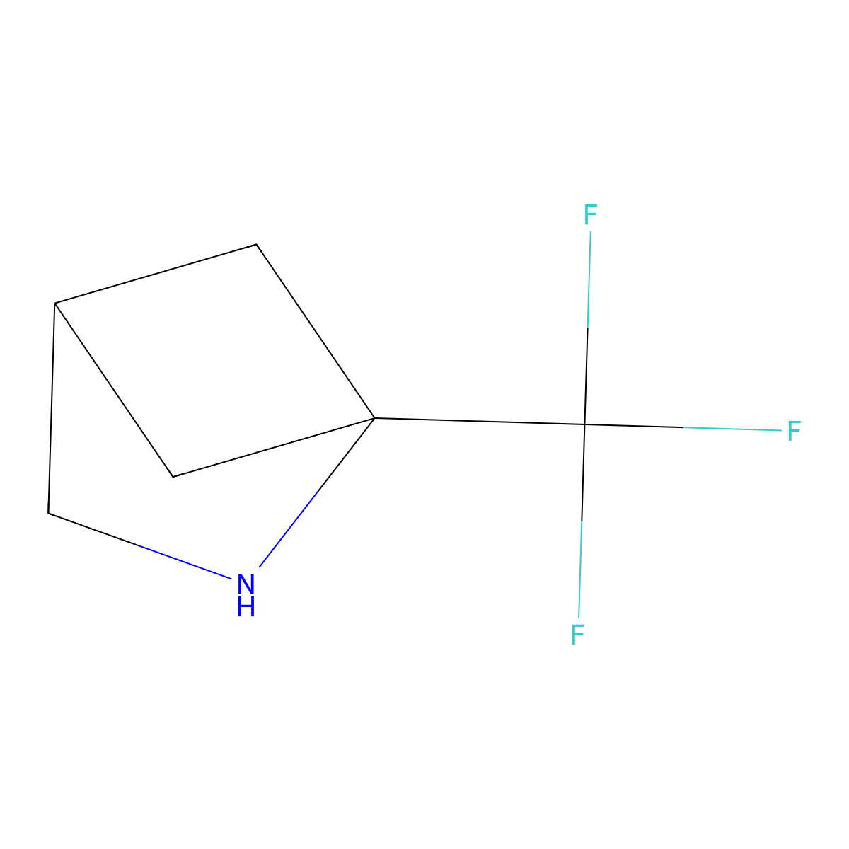 1-(Trifluoromethyl)-2-azabicyclo[2.1.1]hexane molecular structure, CAS 1935321-50-8