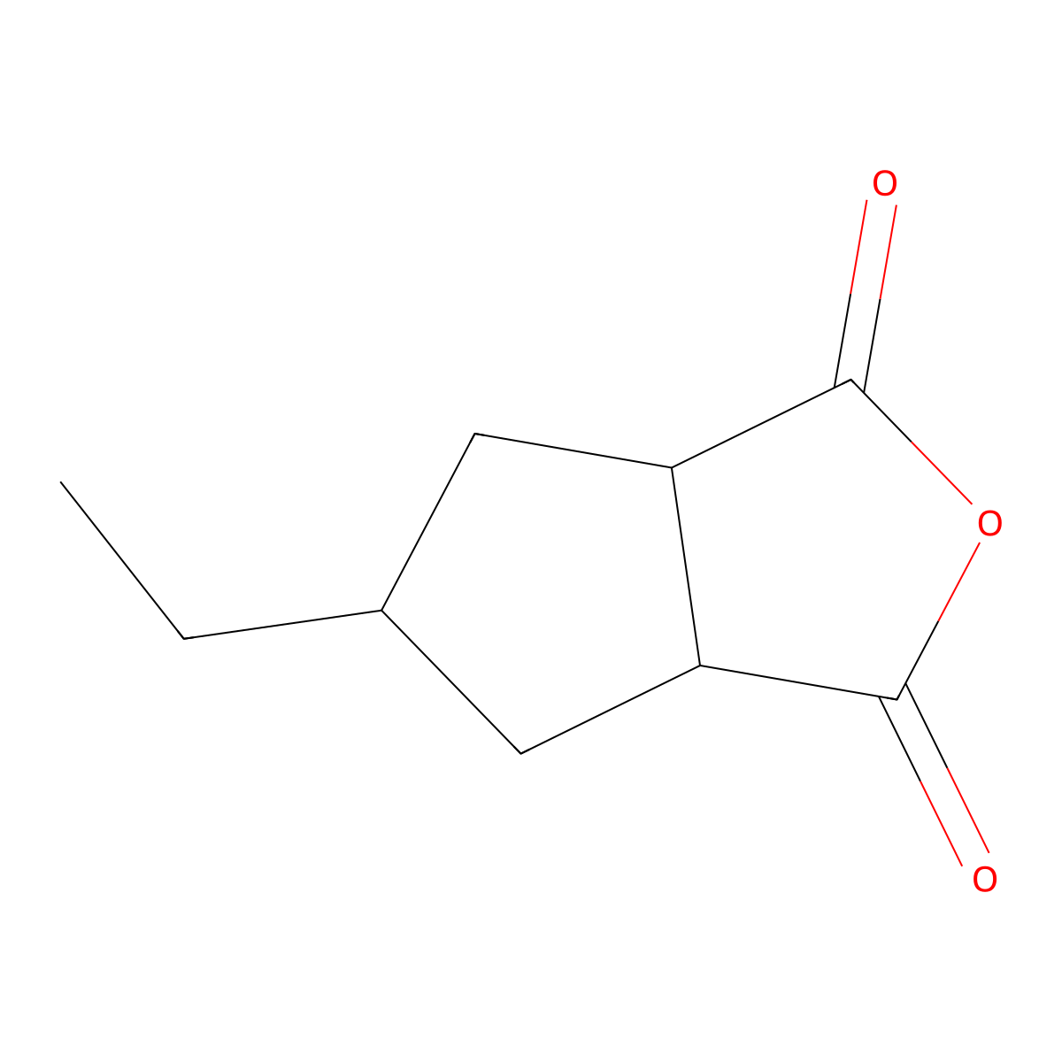 5-Ethyl-hexahydro-1h-cyclopenta[c]furan-1,3-dione molecular structure, CAS 1935324-77-8
