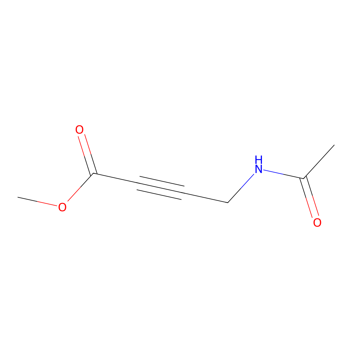 Methyl 4-Acetamido-2-butynoate molecular structure, CAS 1935335-31-1