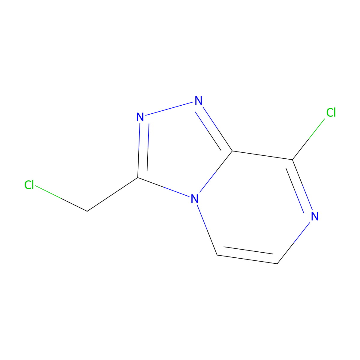 8-Chloro-3-(chloromethyl)-[1,2,4]triazolo[4,3-a]pyrazine molecular structure, CAS 1935345-57-5