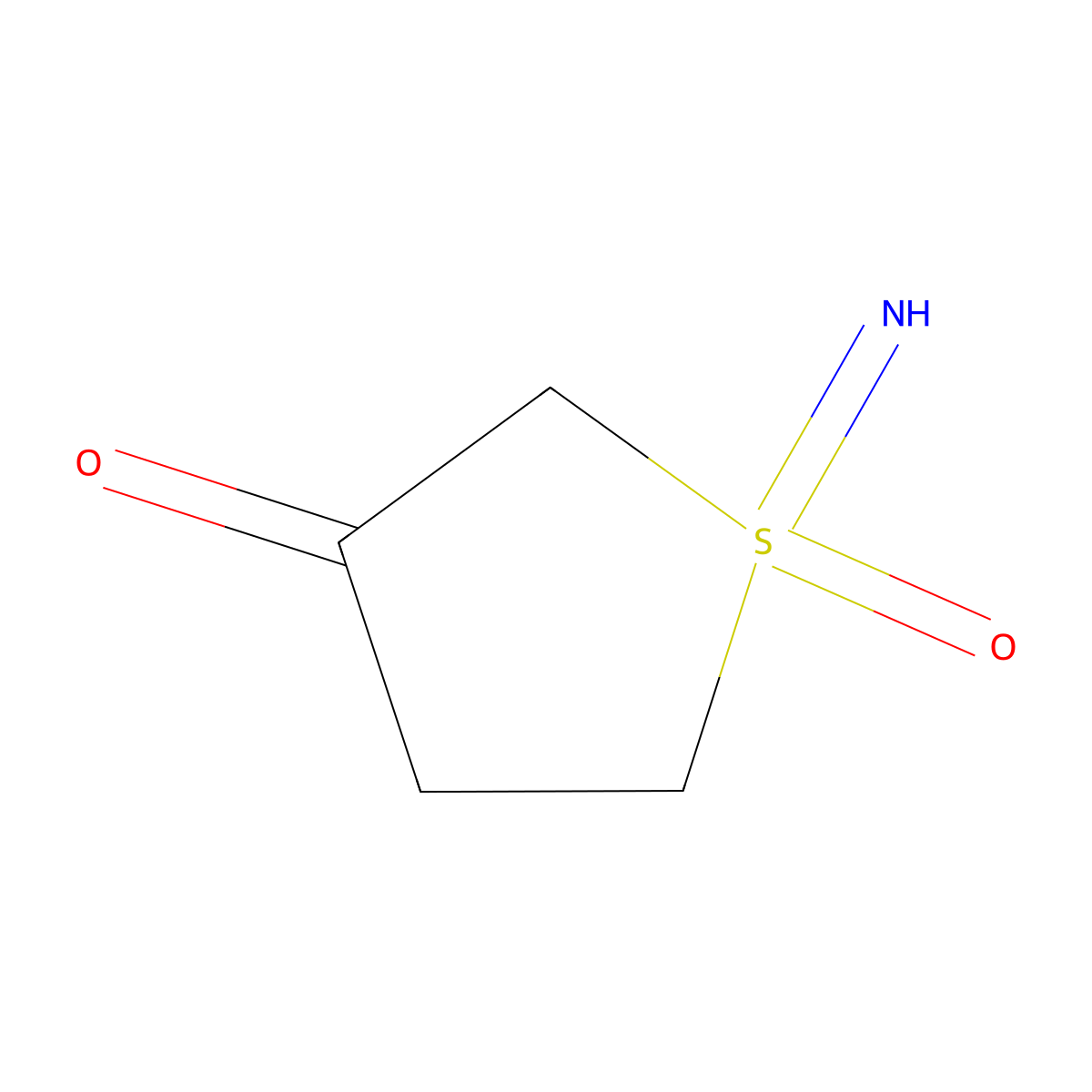 1-Imino-1lambda6-thiolane-1,3-dione molecular structure, CAS 1935397-43-5