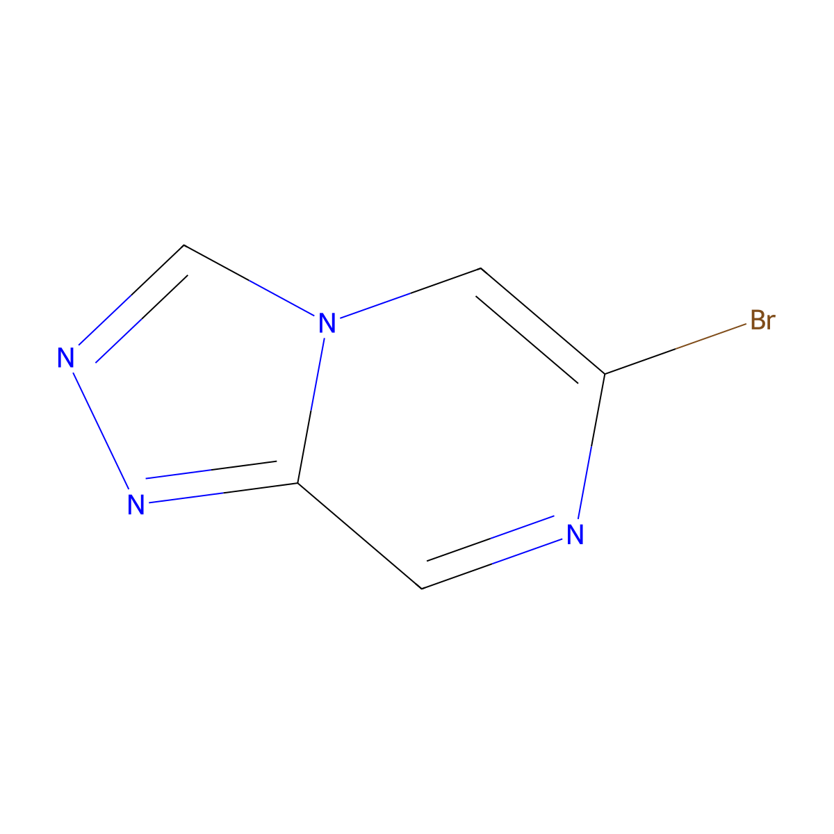 6-Bromo-[1,2,4]triazolo[4,3-a]pyrazine molecular structure, CAS 1935422-57-3