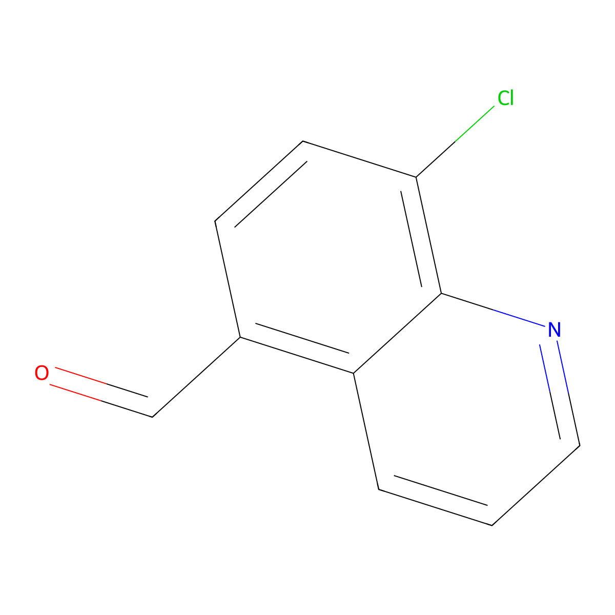 8-Chloroquinoline-5-carbaldehyde molecular structure, CAS 1935427-36-3