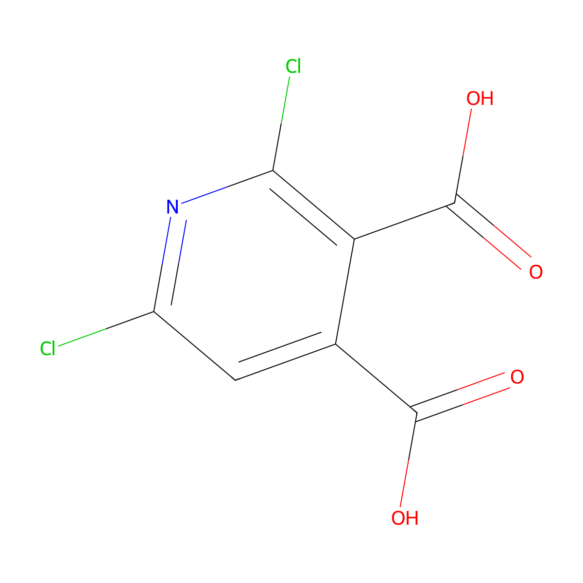 2,6-Dichloropyridine-3,4-dicarboxylic acid molecular structure, CAS 1935433-61-6